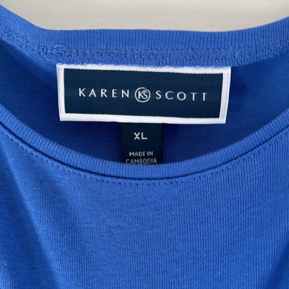 Karen Scott cotton tank top - Picture 2 of 5